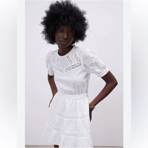 Zara White Mini Dress